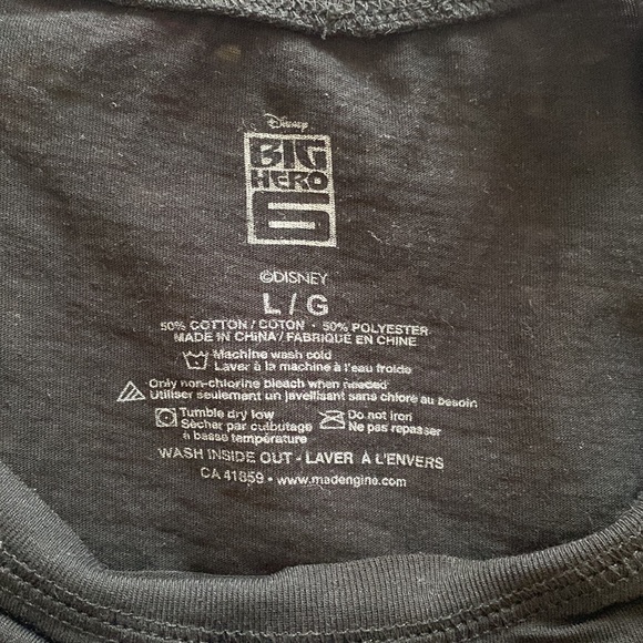 Baymax Long Sleeve Tshirt - size Large - Picture 3 of 3